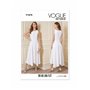 VOGUE PATTERNS Patterns V1878A5 Patrons de robe pour femme A5 (34-38-40-42)