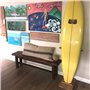 COR Surf Support de planche de surf en bambou | Support de qualité supérieure pour exposer votre planche