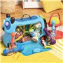 B. Toys - Woofer on The Gogo - Valise à roulettes - Bagage pour Enfants - Espace de Rangement pour Les Voyages - 2 Ans +