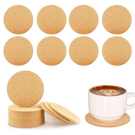 JDCMEI 20 Pièces Dessous de Verre en Liège