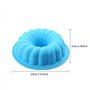 Moule à Brioche en Silicone Moulle À Pain De Mie Silicone AntiadhÉSif Moule à gâteau en Silicone en Spirale Moule à Gâteau Rond 