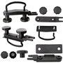Kit Fixation Coffre de Toit Universel pour G3 Hydra - Compatible Avec Voiture