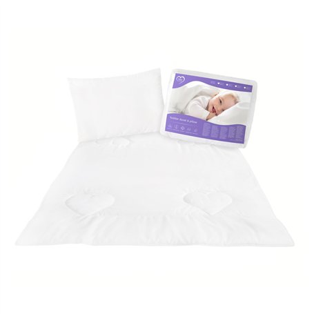 Babycomfort Anti Allergie Couette et Oreiller Set 120x90 cm pour Lit bébé