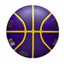 Wilson NBA Player Icon Outdoor BSKT Lebron New, Violet/Jaune, 7