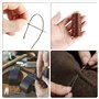 Cuir à coudre outils kit de réparation de 14 pièces à coudre à la main Craft DIY Kit