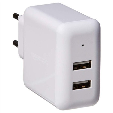 Amazon Basics Chargeur secteur USB double port 2