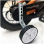 Roues Auxiliaires pour Enfants, Stabilisateur de Roue Réglable, pour Améliorer Sécurité et la Stabilité des Vélos (Blanc)