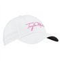 TaylorMade Chapeau TM Script pour Femme, Blanc_Rose, Taille Unique