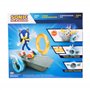 Sonic the Hedgehog Véhicule RC de vitesse, comprend une figurine sonique articulée de 15 cm, un skateboard RC et un contrôleur d