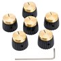 Musiclily Pro Universel Boutons Amplificateur Fixation Latérale Knobs pour Tous Potentiomètres Marshall Ampli