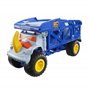 Hot Wheels Monster Trucks Camion Rhino, Transporteur pour 12 Monster Trucks Ou 32 Voitures À L’échelle 1/64, avec Rampe De Lance