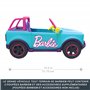 Hot Wheels Voiture Télécommandée, Grand Véhicule Tout-Terrain Barbie Véhicule pouvant contenir 2 poupées Barbie, Autocollants à