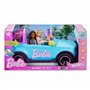 Hot Wheels Voiture Télécommandée, Grand Véhicule Tout-Terrain Barbie Véhicule pouvant contenir 2 poupées Barbie, Autocollants à