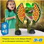 Fisher-Price Jouet dinosaure Imaginext Jurassic World Dilophosaurus, figurine de plus de 40 cm avec effets lumineux et sonores,