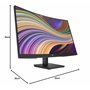 HP V27c G5 FHD Curved Monitor 68,6 cm (27") 1920 x 1080 Pixels Full HD LCD Noir