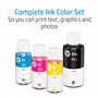 HP 32XL Black & 31 Cyan Magenta Yellow Ink Bottle Bundle Pack