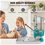 VEVOR Presse à Pâtes 24 cm Diamètre Machine à Pizza Manuelle avec Plateau en Acier Inoxydable Formeuse à Pizza Domestique Hauteu