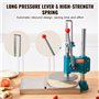 VEVOR Presse à Pâtes 24 cm Diamètre Machine à Pizza Manuelle avec Plateau en Acier Inoxydable Formeuse à Pizza Domestique Hauteu
