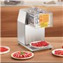 VEVOR Trancheuse à viande commerciale, 850 W, machine à découper la viande, 250 kg/h, acier inoxydable, épaisseur 5 mm, lames dé