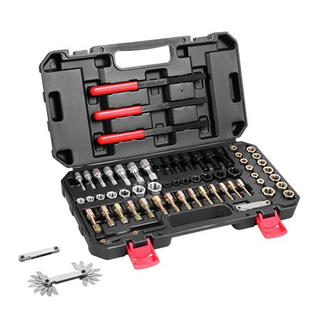 VEVOR Kit Outils à Restaurer Les Filetages Abîmes 61PCs