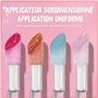 Revlon Super Lustrous Glimmer Gloss – Gloss repulpant lèvres hydratant, lip gloss brillant, maquillage pour les lèvres, 002 Pink