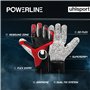 uhlsport Powerline Supergrip+ Finger Surround Gants de Gardien de Football pour Enfants et Hommes, Gants de Gardien de But avec