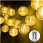 EKKONG Guirlande Lumineuses LED Lanterne à Piles Exterieur avec Télécommande & Minuteur