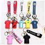 7 Pièces Porte Clés Football Maillot,Football Porte-clés,Porte-Clés Sportif Maillot de Football,3D Porte-clés de Football,Coupe
