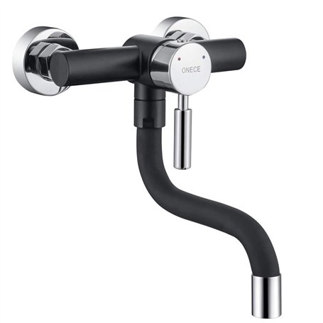 ONECE Robinet de Cuisine Mural Noir