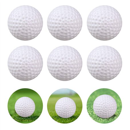 Lot de 24 balles de Golf en Plastique Creuses pour la Pratique de la Fosse de Golf