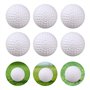 Lot de 24 balles de Golf en Plastique Creuses pour la Pratique de la Fosse de Golf