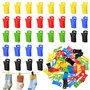 Lithyc 60 PièCes Pinces Chaussettes - Pince A Linge Chaussette - Pince Chaussettes pour Machine à Laver
