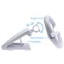 OSTENT Support de volant de jeu multi-angle Racing Compatible pour Nintendo Wii Console Controller Couleur Blanc