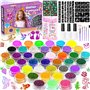 FAMKEEP Kit de Tatouage à Paillettes Enfant