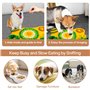 POWZOO Tapis de Fouille Chien-Tapis éducateurs Lavable à renifler-Alimentation Lente-Jouet Intelligent pour Chien-Stress Release