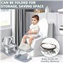 NCIKIHRKK Réducteur Toilette Enfant, Adaptateur WC Avec Coussin Moelleux, Pliable, pour Bébé - Forme V U O