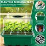 MOYKSRR Mini Serre pour Plantes, 10 Pièces 120 Cellules Intérieure Plateau Semis, Serre Intérieure Pépinière Boîte Propagateur J