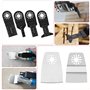 GUHAOOL 110 Pcs Lames de Scie Oscillantes, Outil Multifonction Saw Blades Accessoires Kit, Bois Plastique Métal Universelle Outi