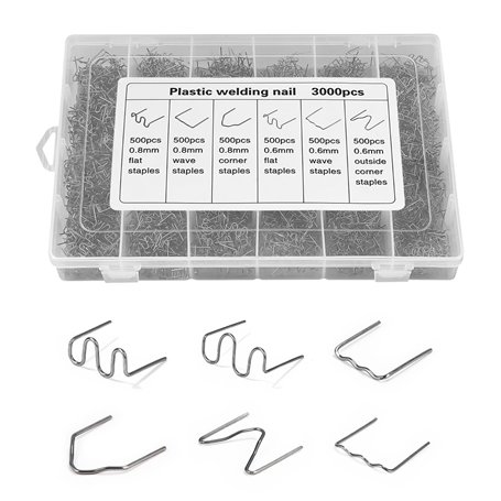 3000 PCS Soudure Plastique Agrafe