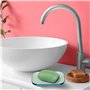 Porte-savon antidérapant - Porte-savon - Porte-savon - Pour salle de bain, éponges de cuisine, douche, accessoires de rangement 