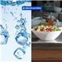 Table'Colors Lot de 6 Saladiers Blancs Réutilisables 3 L - Passe au micro-onde et lave-vaisselle - Idéal pour Salades, Taboulé, 