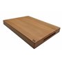 efo Grande Planche à Découper Rustique en Bois Dur pour le Service et la Découpe– Grosse Bloc à Découper - Taille 40x30x4cm