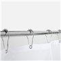 20PCS Anneaux de Douche en Acier Inoxydable, Crochets Rideau de Douche Anneaux pour Rideau de Douche en Acier Inoxydable pour Sa