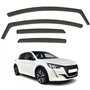 Lot de 4 déflecteurs d'air compatibles avec Peugeot 208 e-208 MK2 2020 2021 2022 2023 2024 2025 2026.