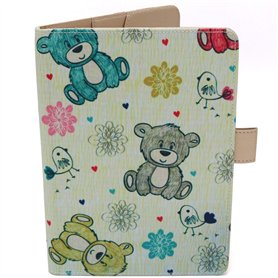 Protège Carnet De Santé Pour Bébé – Motif Ours – Format A5 15x21 cm – Rabats Pour Ranger Les Ordonnances Protège Carnet De Santé Pour Bébé – Motif Ours – Format A5 15x21 cm – Rabats Pour Ranger Les Ordonnances