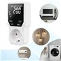 Carehabi Timer Journalier,Puissance Maximale 16A/3680W,Prise Minuteur avec Protection Contre Les Contacts Accidentels,Minuterie