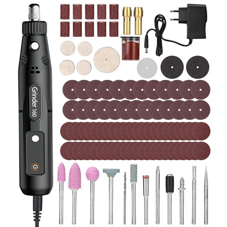 Outils Rotatif Multifonction Avec 104 Accessoires