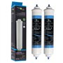 FilterLogic FFL-191X - 2x Filtres à eau externe compatible avec Samsung DA29-10105J