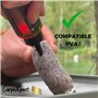CarpeXpert – Lot de Filet PVA Soluble & Bait Smoke Rouge – Kit d’Amorçage Premium pour Pêche à la Carpe – Filet de 37mm x 5m - D