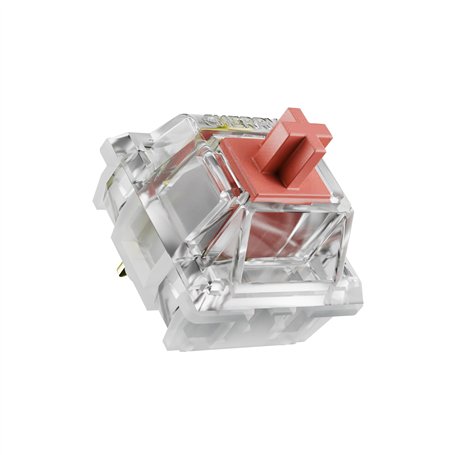 Cherry MX Lot de 10 interrupteurs linéaires de rechange pour clavier mécanique HyperX Alloy FPS Pro Ducky Corsair K70 RVB Rouge